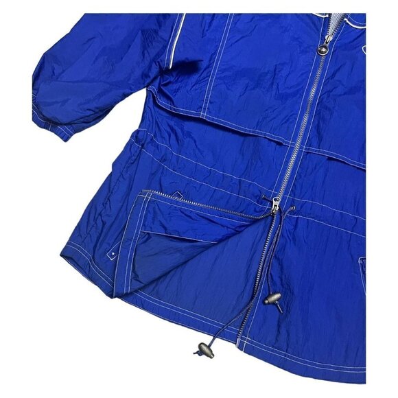 Reebok Vintage 90s Half-Sleeve Lightweight Designer Windbreaker Jacket Womens S - Picture 5 of 5